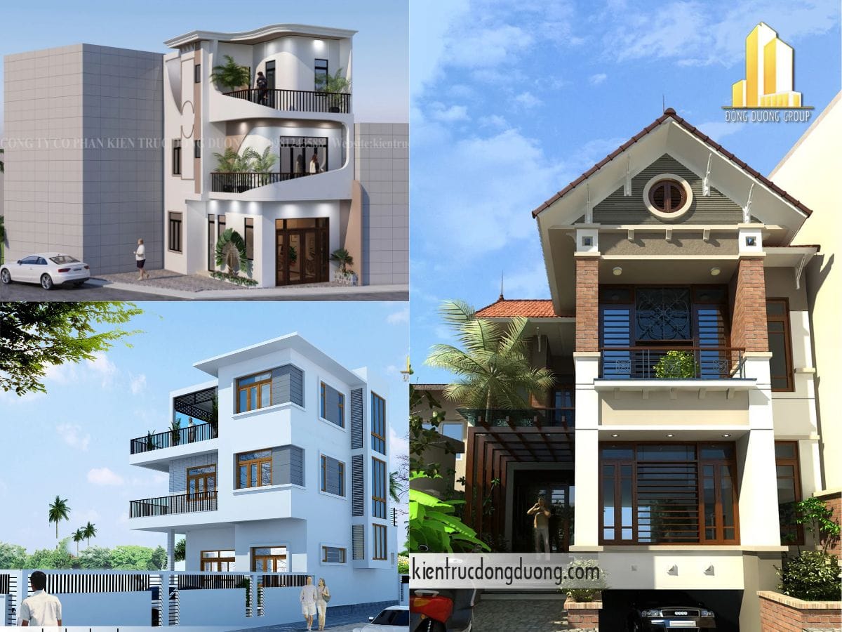 Mẫu biệt thự phố hiện đại -kientrucdongduong.com