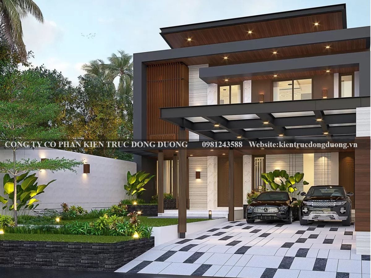 Thiết kế biệt thự 100m2 -kientrucdongduong.com