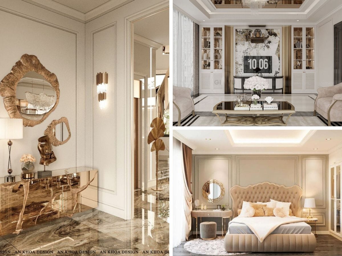 Thiết kế nội thất biệt thự Louis City Hoàng Mai