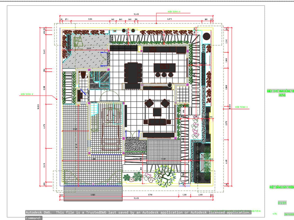 ảnh đại diện sân vườn biệt thự