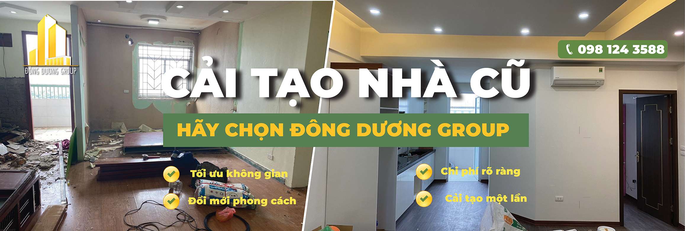 Kiến Trúc Đông Dương - sửa chữa cải tạo chọn gói