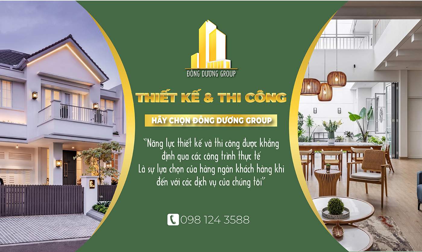 Kiến Trúc Đông Dương - Thiết kế trọn gói nhà phố biệt thự nhà vườn