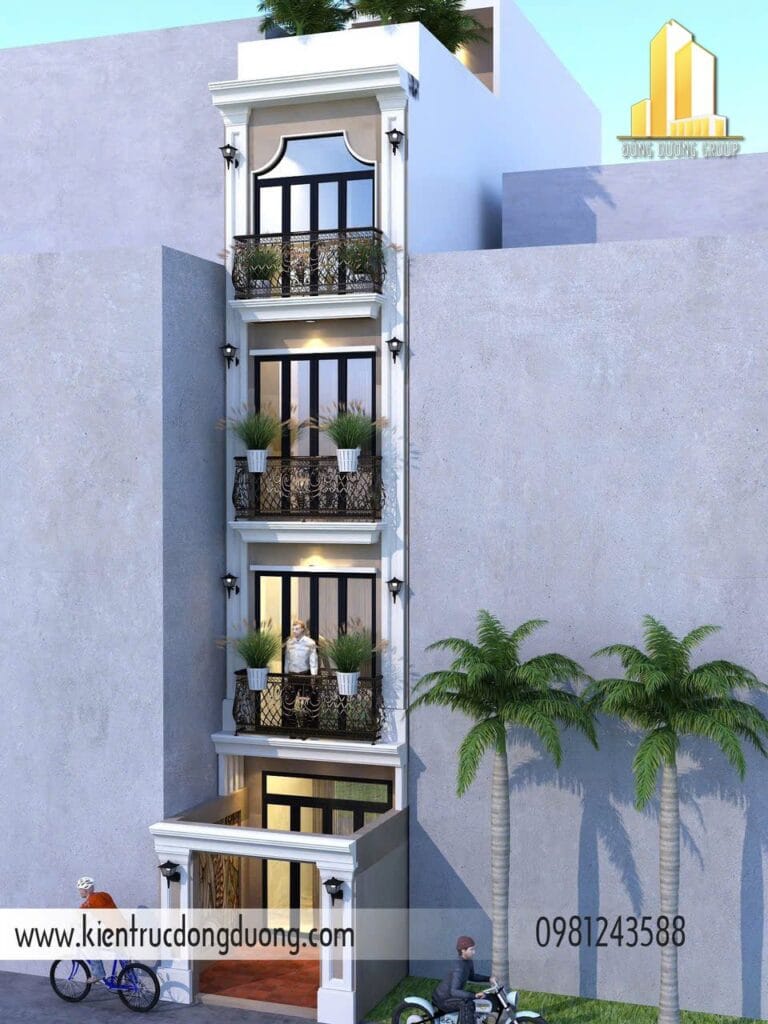 100+ Mẫu thiết kế nhà phố đẹp, hiện đại, đơn giản, đẳng cấp