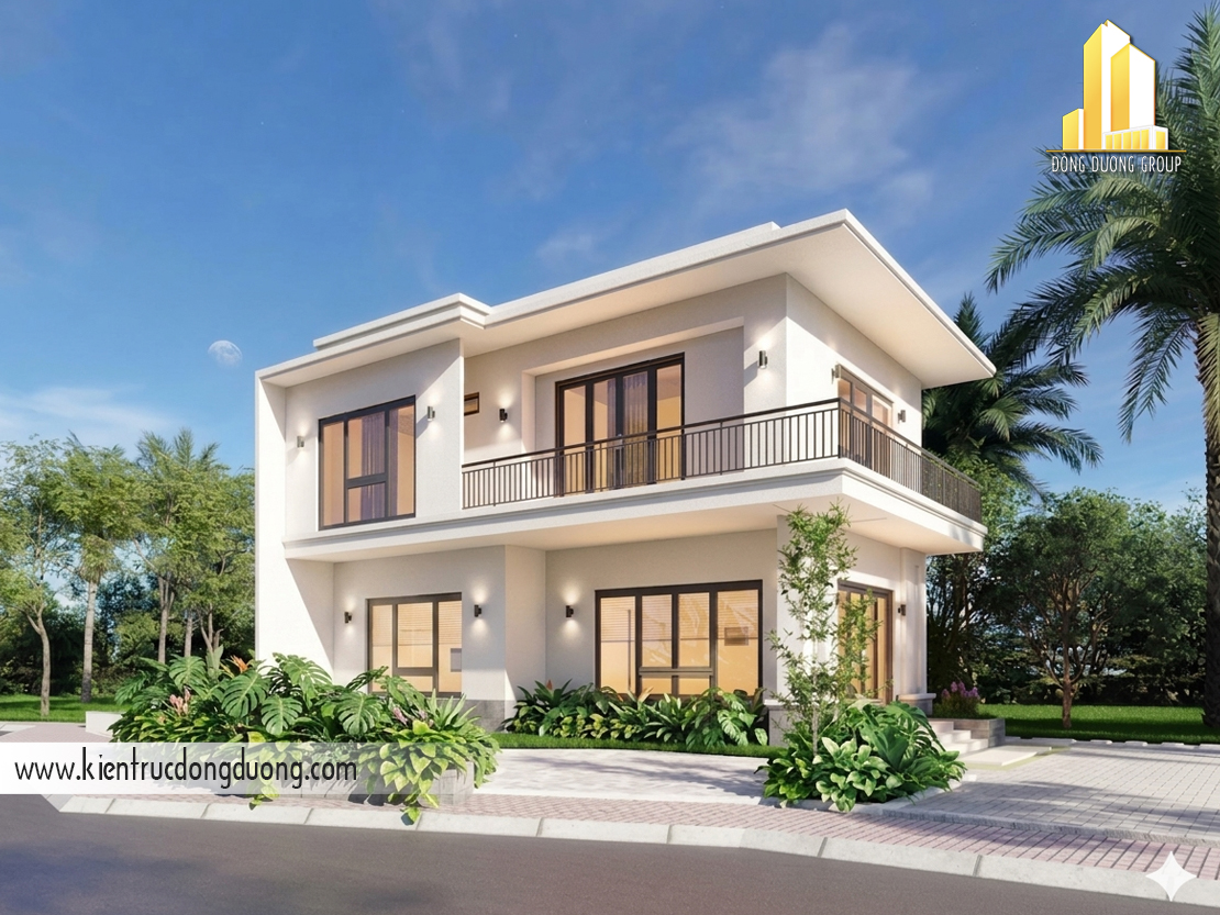 nhà phố 2 tầng hiện đại đơn giản