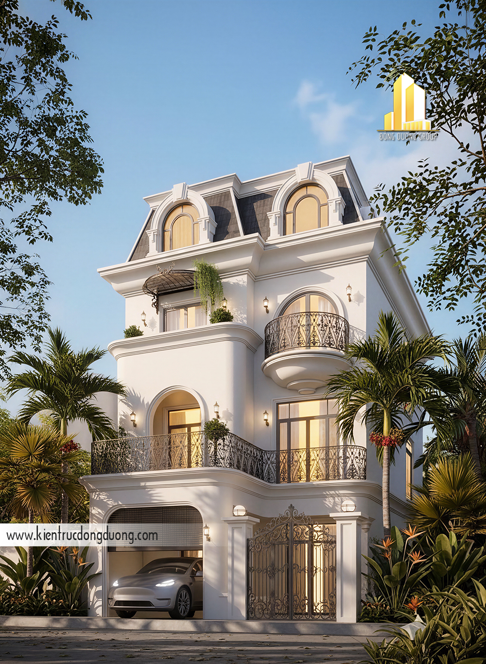 biệt thự phố tân cổ điển