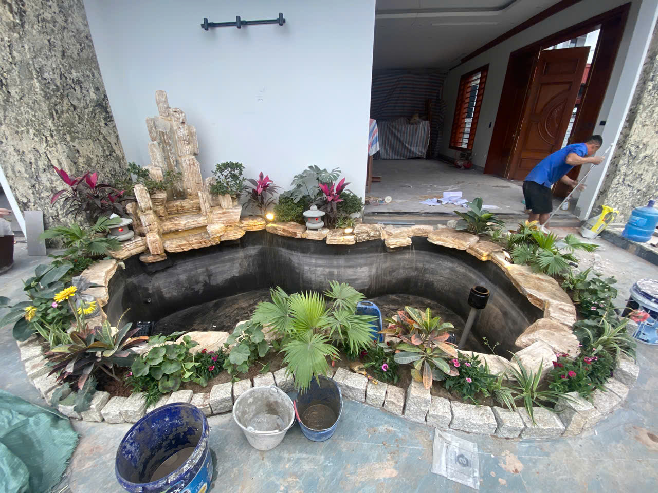 thi công sân vườn biệt thự