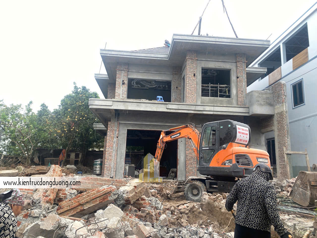 thiết kế và thi công trọn gói biệt thự