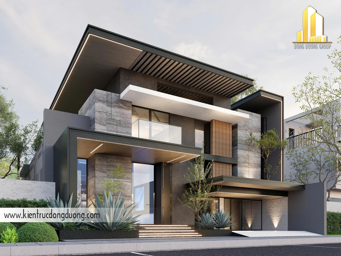 Mẫu Villa Hiện Đại 2 Tầng 9x14m – Thiết Kế Sang Trọng, Gần Gũi Thiên Nhiên – BT2623