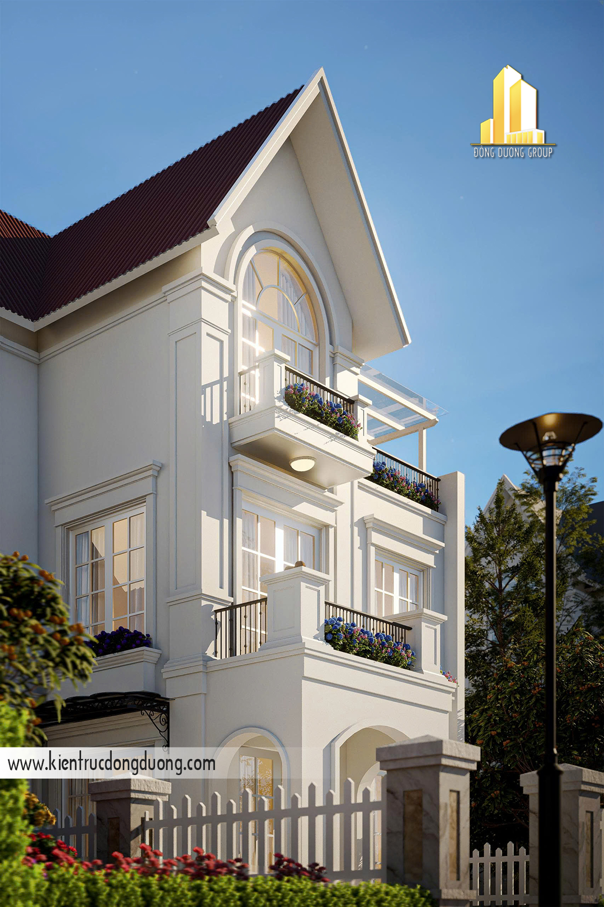 nhà vườn mái Thái đẹp