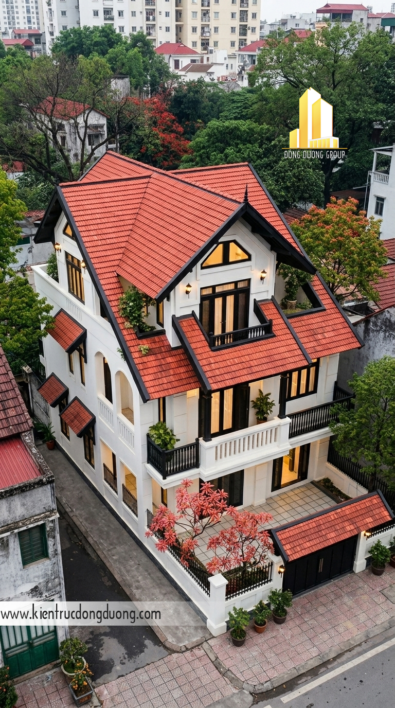 biệt thự phong cách Indochine