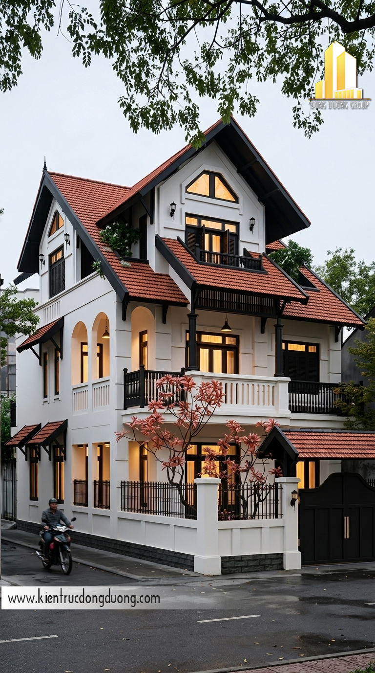 biệt thự kiến trúc Đông Dương indochine